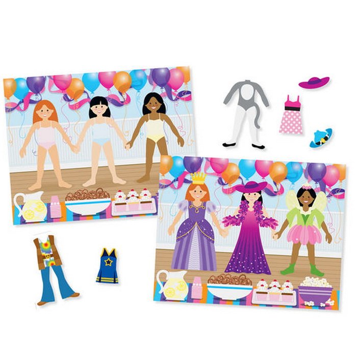 Melissa & Doug - Blok s adhéznymi samolepkami Obliekanie, 165+