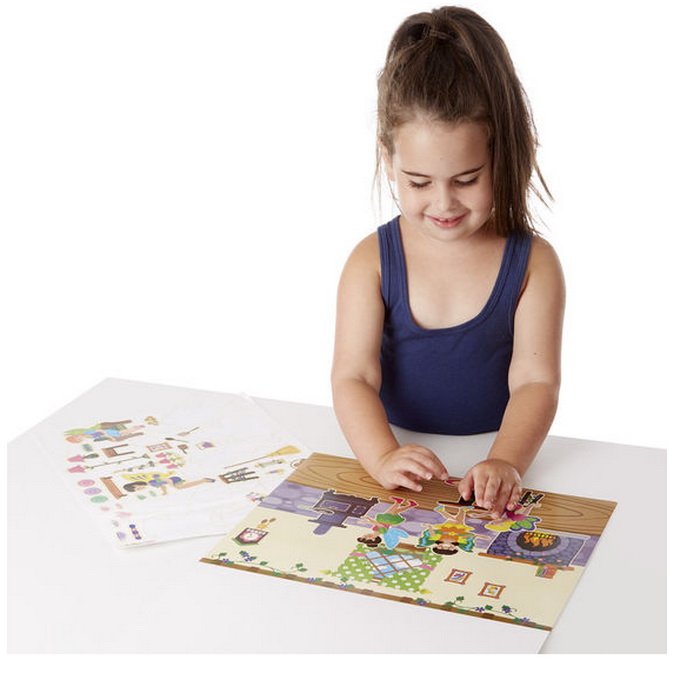 Melissa & Doug - Blok s adheznými samolepkami Víly, 165+