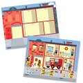 Melissa & Doug - Blok s adhéznymi samolepkami Mesto, 165+