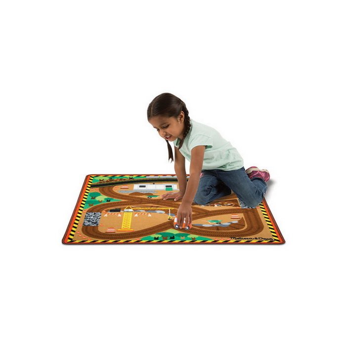 Melissa & Doug Hrací koberec Stavba, 100 x 91 cm