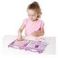 Melissa & Doug - Zošit s adhéznymi samolepkami Princezny, 67+