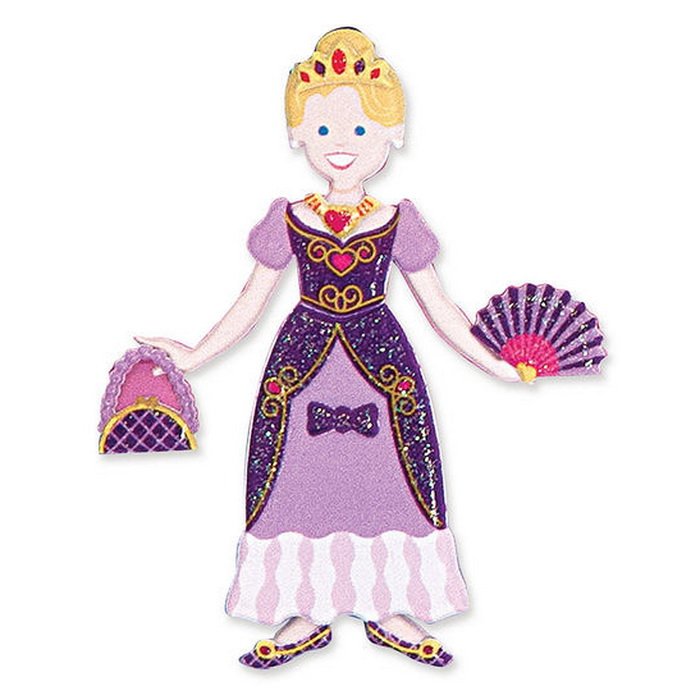 Melissa & Doug - Zošit s adhéznymi samolepkami Princezny, 67+