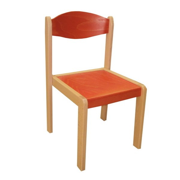 Školská stohovateľná stolička EMA 3, 35 cm