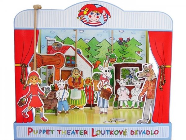 Marionetino Bábkové divadlo rozprávky 3v1 Červená Čiapočka