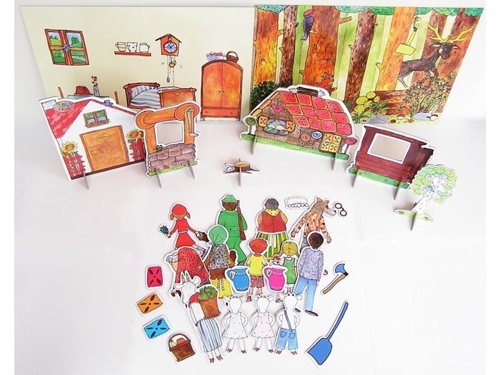 Marionetino Bábkové divadlo rozprávky 3v1 Červená Čiapočka