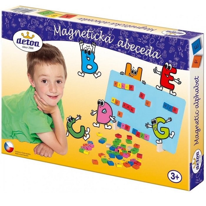 Detoa Magnetická abeceda, 76 dielikov
