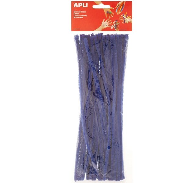 APLI Ženilkové drôtiky modré 30 cm, 50 ks