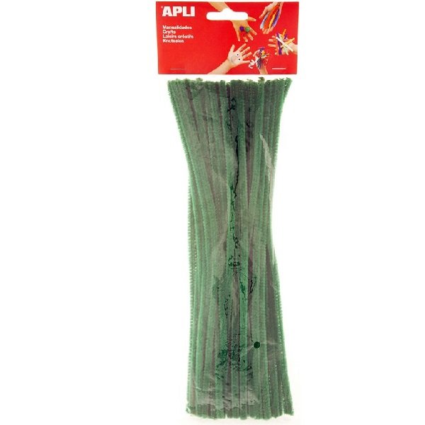 APLI Ženilkové drôtiky zelené 30 cm, 50 ks