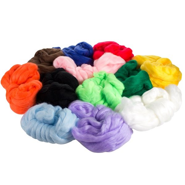 Folia dekoratívna vlna 350g, 12 farieb