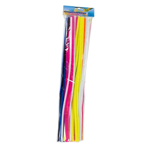Školská sada Ženilkové modelovacie drôtiky 10 farieb 50 cm, 100 ks