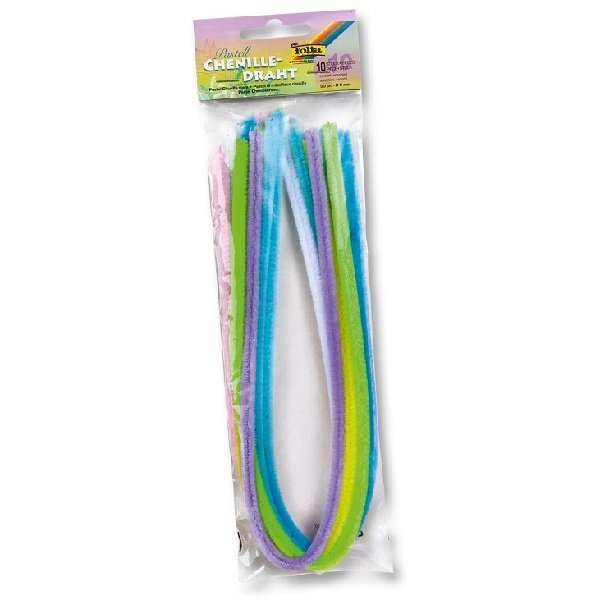 Folia Ženilkové modelovacie drôtiky pastelové 50 cm, 10 ks