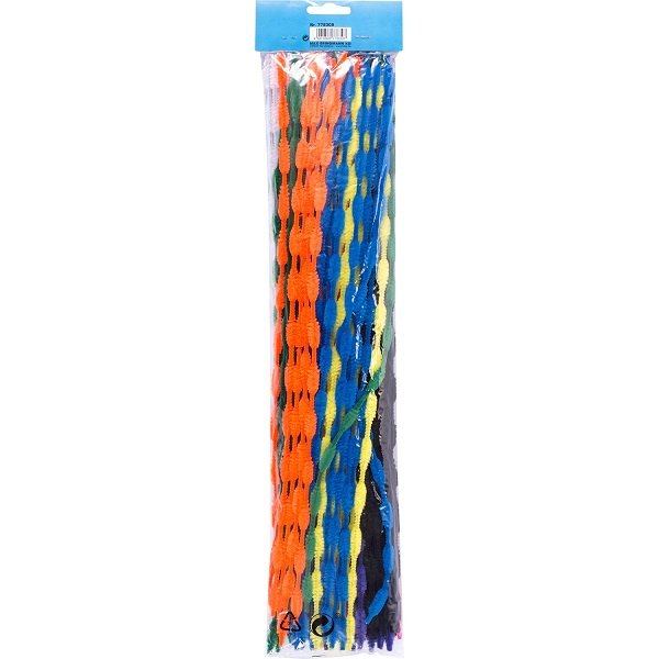 Folia Ženilkové modelovacie drôtiky špirálové 10 farieb, 50cm, 100 ks