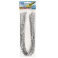 Folia Ženilkové modelovacie drôtiky strieborné 50 cm, 10 ks