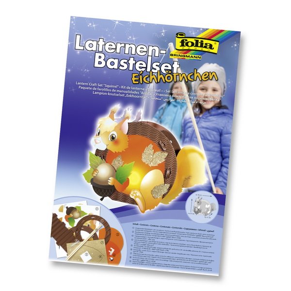 Folia Lampiónová sada - Veverička