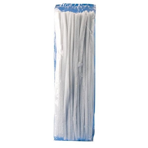 Playbox Chenille biele 30 cm, 100 ks