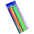 Playbox Chenille farebné neónové 30 cm, 50 ks