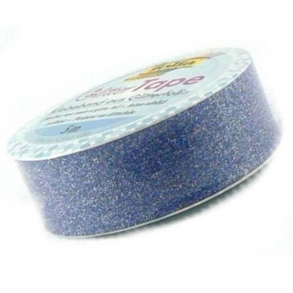Folia Glitter Tape - dekoračná lepiaca páska - Modrá