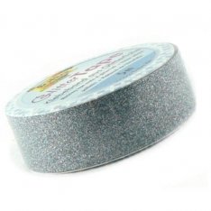 Folia Glitter Tape - dekoračná lepiaca páska - Svetlo modrá