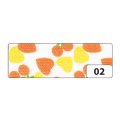 Folia Textilná Fabric Tape dekoračná páska - Žlté srdcia