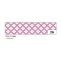 Folia Washi Tape - dekoračná lepiaca páska - Károvaná ružová