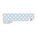 Folia Washi Tape - dekoračná lepiaca páska - Károvaná svetlo modrá