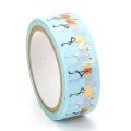 Folia Washi Tape - dekoračná lepiaca páska - Plameniaci