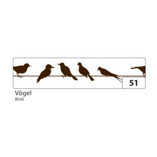 Folia Washi Tape - dekoračná lepiaca páska - Vtáky