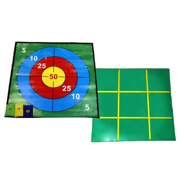 Mega hra podlahový hádzací terč 2v1, 100x100 cm