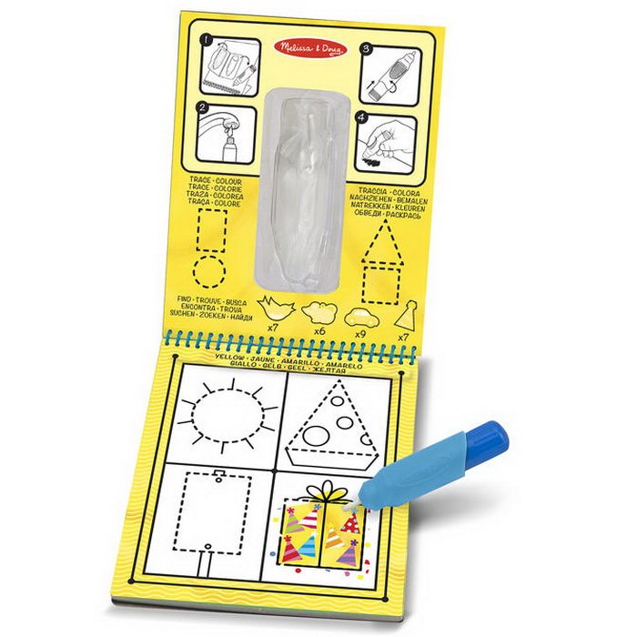 Melissa & Doug - Magické pero Farby a tvary, 4 obrázky