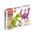 Quercetti Tecno Puzzle 3D - brontosaurus a T-Rex