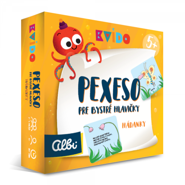 Kvído Pexeso pre bystré hlavičky 5+ Hádanky