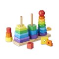 Melissa & Doug - Drevená skladačka geometrické tvary