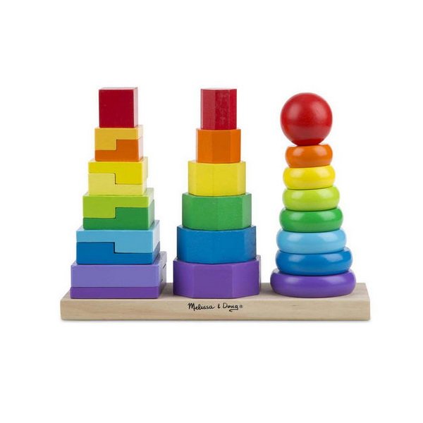 Melissa & Doug - Drevená skladačka geometrické tvary
