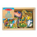 Melissa & Doug - Drevené magnetické Zvieratká, 20 ks