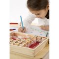 Melissa & Doug - Drevené pečiatky, 26 ks