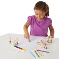 Melissa & Doug - Drevené pečiatky v krabičke Symboly, 10 ks