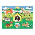 Melissa & Doug - Drevené puzzle - Domáci maznáčikovia