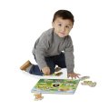 Melissa & Doug - Drevené puzzle - Domáci maznáčikovia