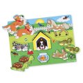 Melissa & Doug - Drevené puzzle - Domáci maznáčikovia
