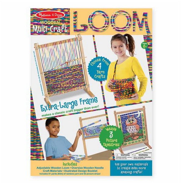 Melissa & Doug - Tkáčsky stav veľký, 42x57cm