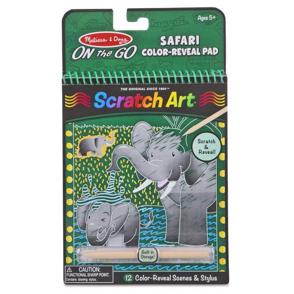 Melissa & Doug - Vyškrabávacie obrázky - Safari