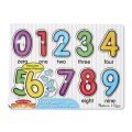 Melissa & Doug - Drevené puzzle - Číslice