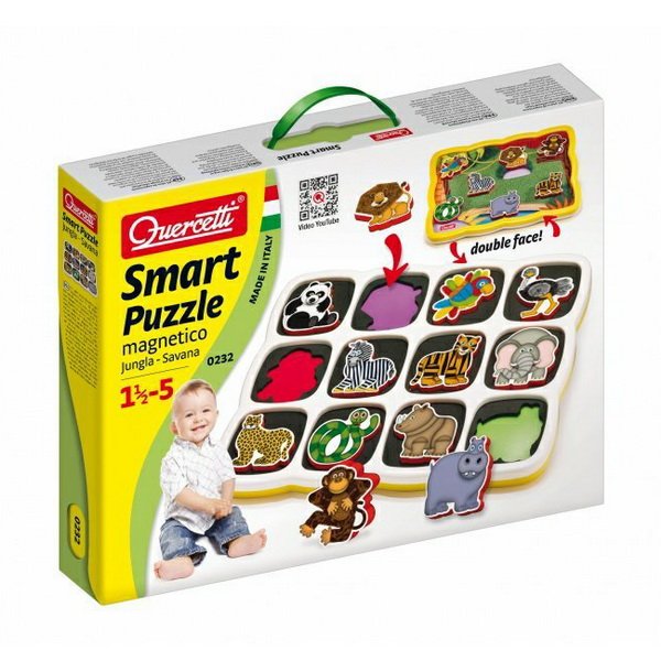 Quercetti Smart Puzzle magnetico Jungle