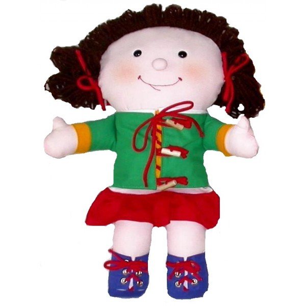 Didaktické manipulačné dievča Sára, 45 cm