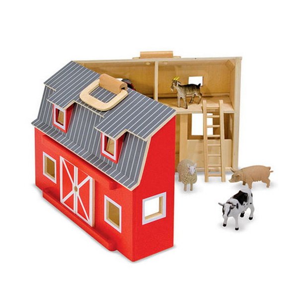 Melissa & Doug - Prenosná stajňa s držiakom