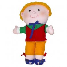Didaktický manipulačný chlapec Patrik, 45 cm