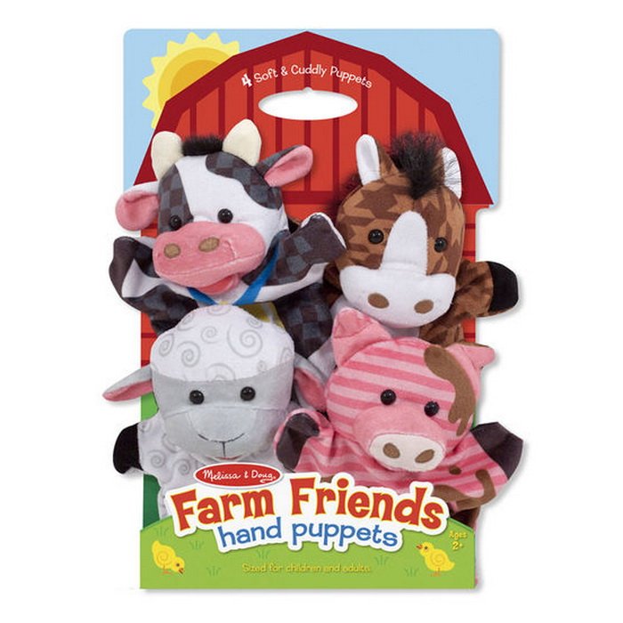 Melissa & Doug - Maňušky Farma, 4 ks