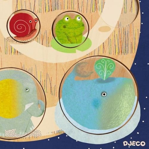 Djeco Zrakové vzdelávacie puzzle Ludi & co