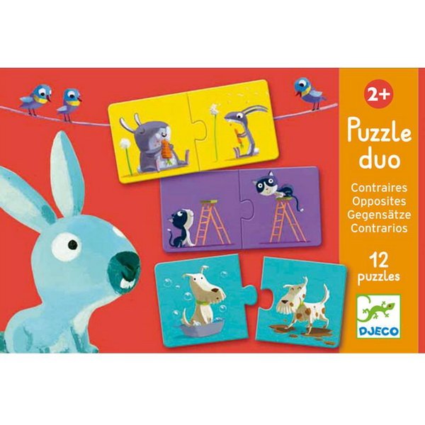 Djeco puzzle duo, Protiklady