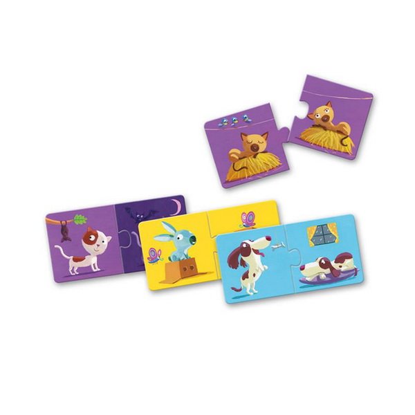 Djeco puzzle duo, Protiklady